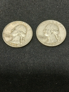 2. 1961 Silver Quarters