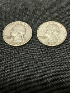 2. 1960 Silver Quarters