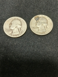 1944. 1946. Silver Quarters