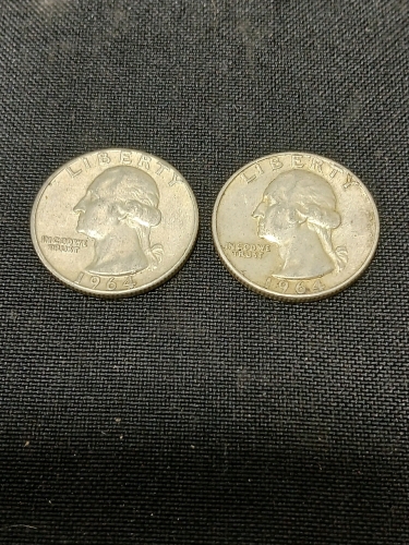 2. 1964 Silver Quarters