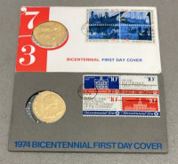 (5) Bicentennial First Day Cover Rounds W/ Original Stamped Envelopes - 3