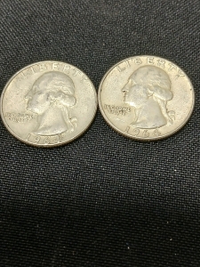 2. 1964 Silver Quarters