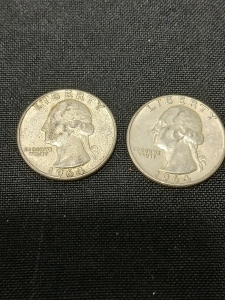 2. 1964 Silver Quarters