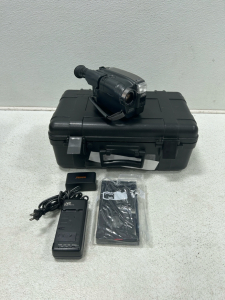 (1) JVC camcorder w/ attachments