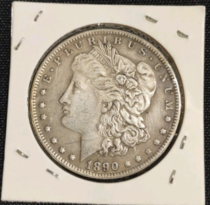 1890 CC Morgan Silver Dollar Coin