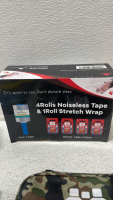 Amazon Mystery Box - (3) Cuban Sightseeing Book, Olight White Noise Machine, (2) Boxes of (4) Noiseless Tape & (1) Stretch Wrap Rolls, Wooden Trash Bag Container & More - 4