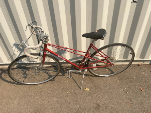 27” KHS express 10-speed bike (red)