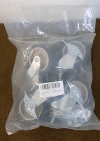 (1) 19" Pick/Matlock Head, (1) Set Of (4) Locking Caster Wheels & (1) 15-Count Package Of Cable Ties, 48" - 3