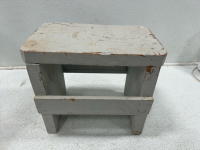 (1) Saw Horse (1) Wood Stool - 4