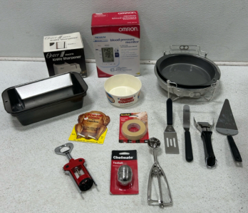 (1) Box Of Assorted Kitchenware