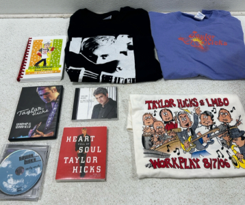 (1) Taylor Hicks T-Shirts, CD’s and More!