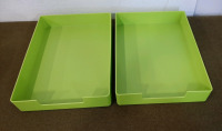 (4) Expanding File Folders, (2) Letter Trays & (8) College Ruled Notepads - 3