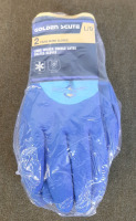 (1) 2-Pack Of Lined Winter Double Latex Gloves, Large, (2) 39" x 39" Fire Blankets & (2) 4-Packs Of Fly Traps - 2