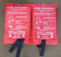 (1) 2-Pack Of Lined Winter Double Latex Gloves, Large, (2) 39" x 39" Fire Blankets & (2) 4-Packs Of Fly Traps - 3