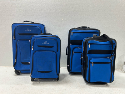 (1) Set of Sky way suitcases (1) Set of Ciao! suitcases