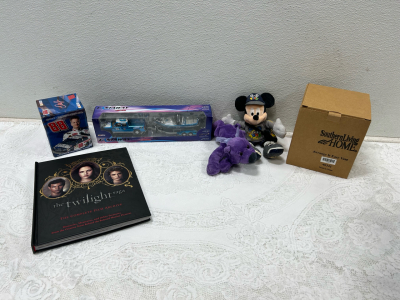 (1) 2005 Mickey stuffy (1) Oreo collectibles and more!