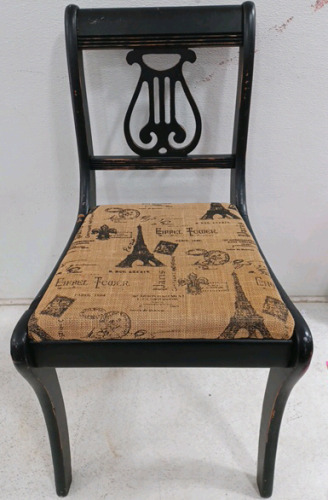 (1) Chair - Paris Decorative - Black