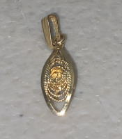 (8) 4mm-5mm Gold Filled Pendants - 4