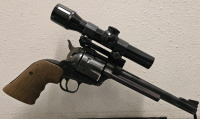 Ruger New Model Blackhawk .30 Carbine Revolver With Bushnell Centurion Scope-- 51-12037