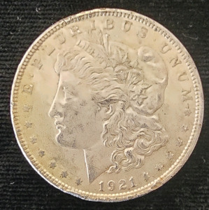 1921 Morgan Silver Dollar