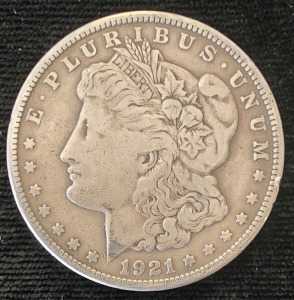 1921 Morgan Silver Dollar