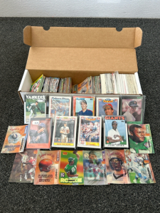 Box Of Mixed Sports Cards