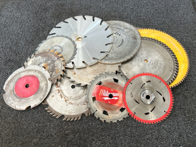 Various Sized Saw Blades