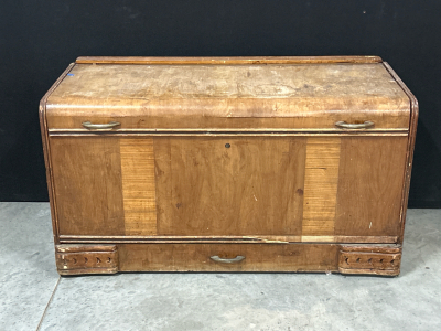 Wood Storage Chest