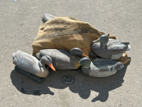 Canvas Style Bag with Duck Decoys - 3