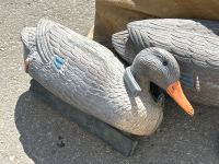 Canvas Style Bag with Duck Decoys - 4