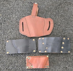 (4) Leather Slip Holsters