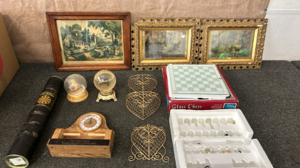 Glass Chess Set, Magnetic Dart Board, Snow Globes & More!