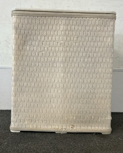 White Laundry Hamper