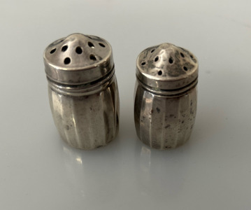 Sterling Silver Vintage Salt & Pepper Shakers