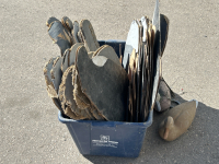 Tote with Carboard Geese and Duck Decoys - 5