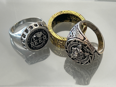 (3) Men's Rings Sizes 10-12