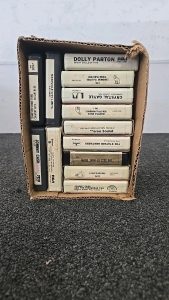 (1) Small Box of 8-Track Tapes