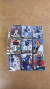 (9) Collectible Baseball Cards