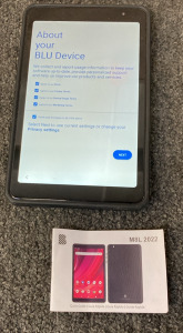 BLU M8L 2022 TABLET. (TESTED DOES TURN ON).