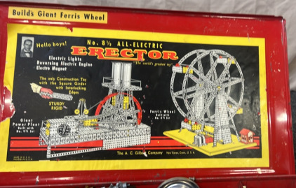 VINTAGE NO 8.5 ALL ELECTRIC ERECTOR SET.