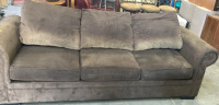 LARGE BROWN COUCH.