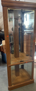 CORNER LIGHT CABINET (72” X 17.5” X 27”).