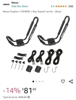 (1) J-Shaped Kayak Carrier Set - 5