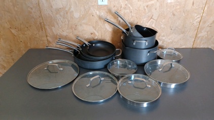 Calphalon Pots and Pans Set with Lids