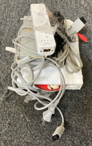 White Wii With Remote & Cord