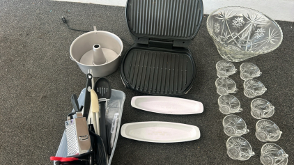 Panini Press, Matching Glass Set, & More!