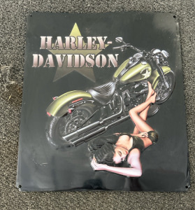 Harley Davidson Metal Sign