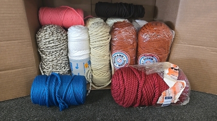 (1) Set of 14 Skeens of Macrame Yarn