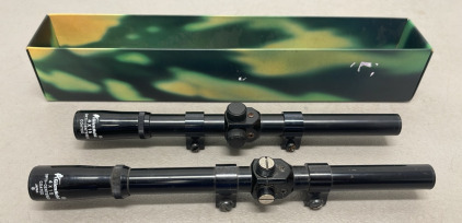 (2) Glenfield 4x15 Opti-Centered Coated Scopes