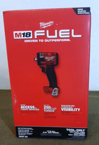 (1) Milwaukee M18 FUEL 3/8" Compact Impact Wrench, Tool Only